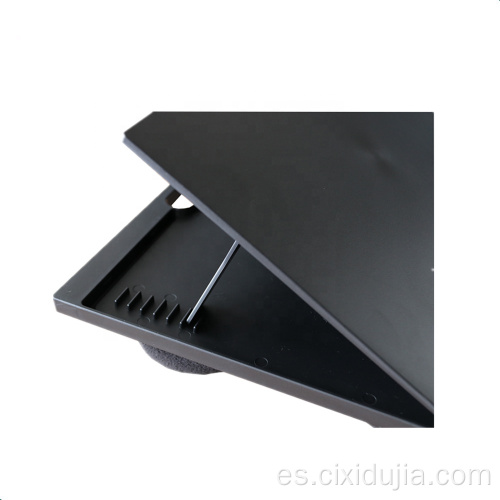 Lapdesk ajustable en ángulo de diseño ergonómico